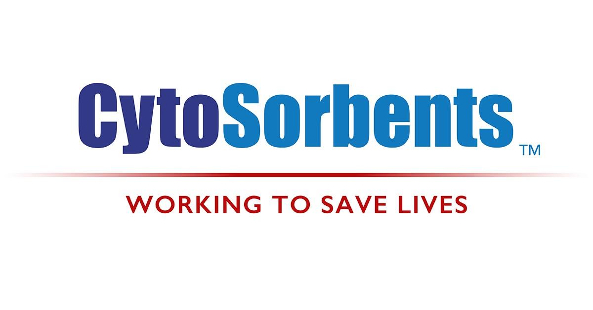 CytoSorbents Submits DrugSorb-ATR Marketing Application to U.S. FDA to Reduce the Severity of Bleeding in Heart Bypass Surgery Patients on the Blood Thinner Ticagrelor and Provides Business Update