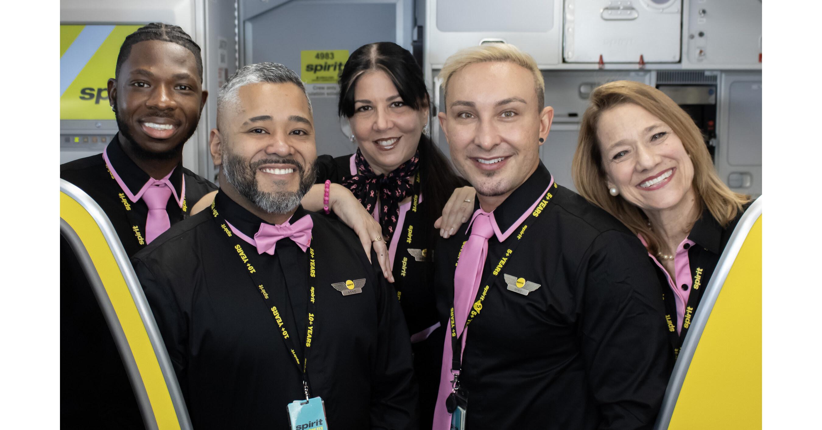 Spirit Airlines Unveils its First-Ever PiNK Uniform Collection in Honor of Breast Cancer Awareness Month