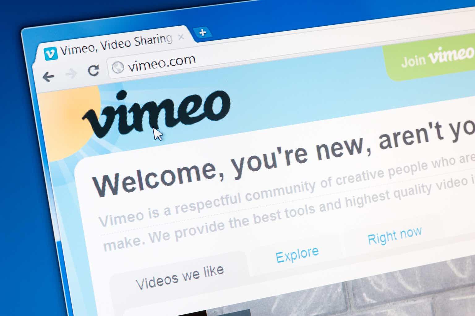 Vimeo: Enterprise Growth Isn't Enough To Stanch The Decay