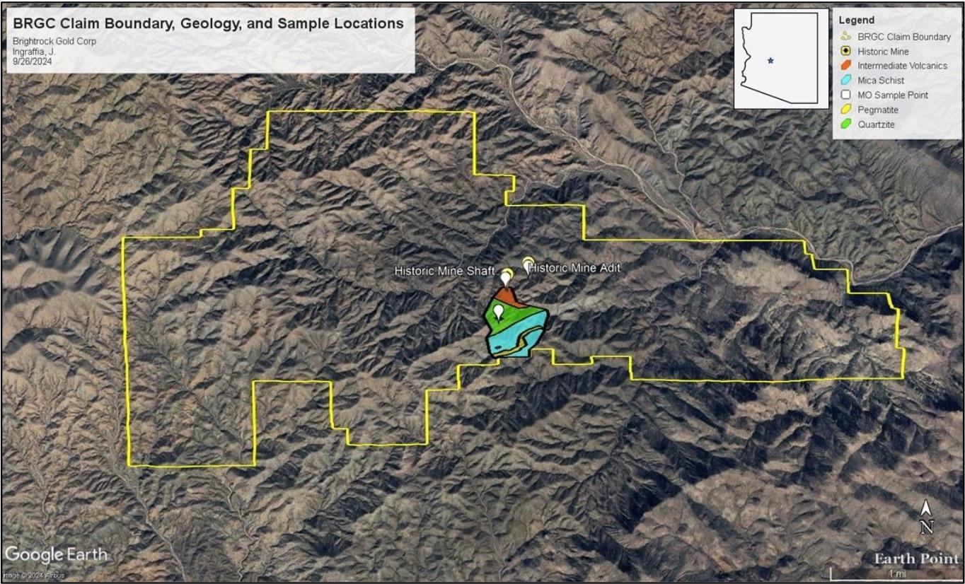 Brightrock Gold Corp. Announces Positive Field Sampling Results With Significant Gold Concentrations, Highlighting The Potential For A Dual Mineral Resource At The Midnight Owl Project